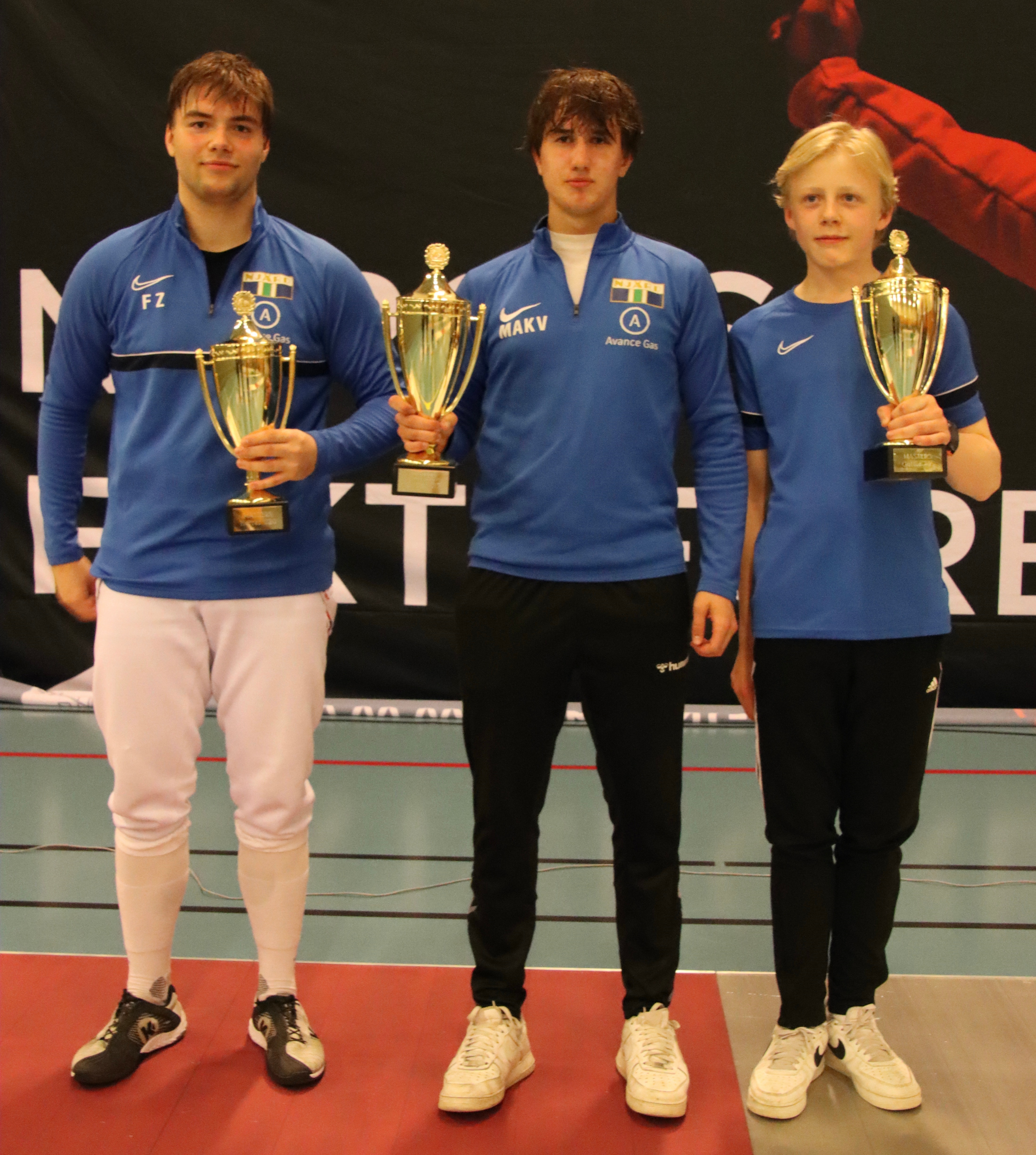 Tre gull i Mastersfinalene i Norgescupen